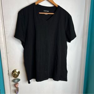 Lacoste black cotton underwear t-shirt new no tags